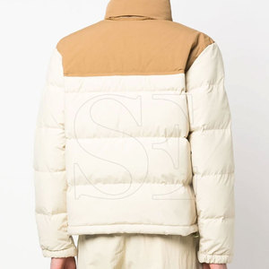 Veste d'hiver personnalisée de haute qualité pour hommes Rembourrage léger en duvet bulle Service OEM avec col à capuche Prix de gros - Product Image 4