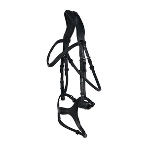 Bride de fantaisie anatomique-Noir Exportation Style supérieur Bride inégalée Abordable RÊNES EN CAOUTCHOUC ACIER INOXYDABLE Luxe - Product Image 1