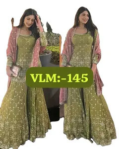 Fulpari senhoras kameez shalwar design/paquistanês ternos para mulheres/senhoras roupas de verão