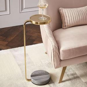 Side Table Metal Handmade for Living Room for Sitting Home Decor Furniture <b>Sofa</b> Side Coffee Night Table Stand <b>Gold</b> - Product Image 1