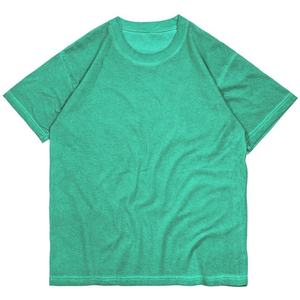 เสื้อยืดสตรีทแวร์แขนสั้นผ้าฝ้าย 100% คอวีทรงปกติ คุณภาพสูง สไตล์ฮิปฮอป สำหรับผู้ชาย - Product Image 4