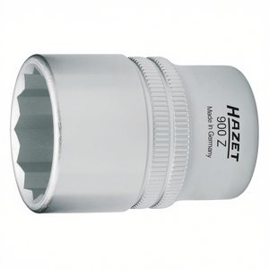 Hazet 1/2'' <b>12</b>-<b>Point</b> Square <b>Socket</b> with Traction Profile and Knurling in Inches - Product Image 3