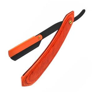 Maquinilla de afeitar recta clásica de la mejor calidad, acero inoxidable, seguridad para dar forma al cabello y afeitarse la barba para uso facial - Product Image 3