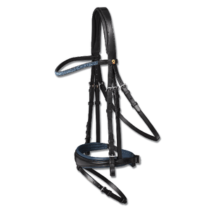 Brida de cuero de caballo de diseño personalizado al por mayor precio barato brida de cuero de caballo de alta calidad - Product Image 6