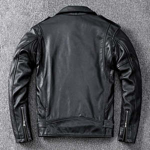 Suede <b>Leather</b> Bomber <b>Jacket</b>/OEM Custom Brown PU Motorcycle Clothing Classic Suede <b>Leather</b> <b>Jacket</b> - Product Image 4