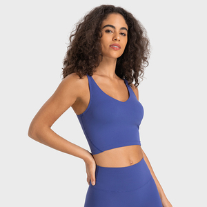 Sujetador de yoga deportivo para mujer más vendido, sujetador de gimnasio sin costuras con logotipo personalizado, producto recién llegado al por mayor - Product Image 6