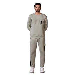 2025 High Quality Custom Logo Embossed Oversized Pullover <b>Sweater</b> 100% Cotton Good Quality TrackSuit For Unisex - Product Image 1