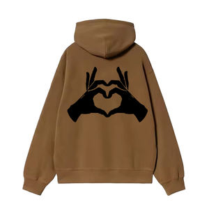 Customized Acid Wash Hoodies Pullover Streetwear Heavyweight Acid Washed Hoodies With <b>Screen</b> Printed Logo Design - Product Image 3