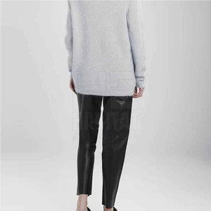 Pantalons en cuir pour femmes de haute qualité, vêtements décontractés, couleur unie, best-sellers, streetwear, pantalons en cuir pour femmes - Product Image 4
