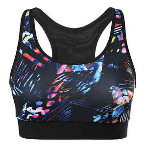 Women's High for Impact Reversible Sports <b>Bra</b> Seamless Stretch Yoga Apparel with Logo on Front Best Plus Size Sports <b>Bra</b> - Product Image 1