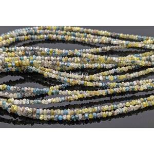 Perles de diamant brut multicolores 100 % naturelles de haute qualité, pierres précieuses bleues, qualité AAA+, pour la fabrication de bijoux, perles non taillées - Product Image 3