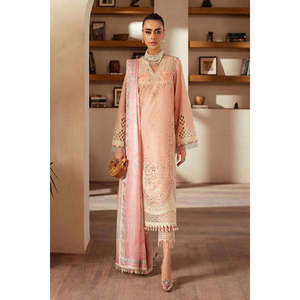 Mehroze by Bin Ilyas, Vestido Pakistaní de Lujo con Bordado en Algodón Lawn'26 91-B-TC-1567, Salwar Kameez Choli Lehenga Choli - Product Image 1