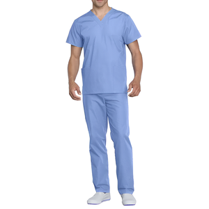 Costume de gommage d'hôpital de couleur et de conception personnalisées à quantité minimale de commande bas pour les hommes les plus vendus nouveau modèle de gommages pour hommes de couleur unie - Product Image 1