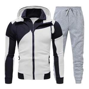Survêtement d'hiver unisexe imprimé personnalisé, sweat-shirts à capuche, pantalons de jogging, haute qualité, respirant, décontracté, sport, 100% coton - Product Image 1