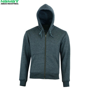 Sudadera con capucha y cremallera completa de fibra densa para hombre, para correr al aire libre, entrenamiento, ejercicio, ropa deportiva. - Product Image 1
