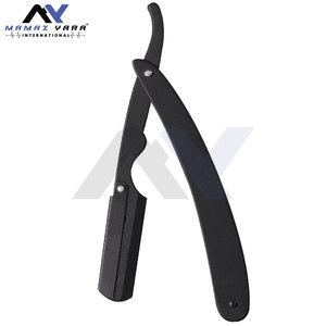 Fabricant de rasoirs de coiffeur Swing Lock Matt Black Rasoirs de rasage Boîte d'emballage Personnalisez vos produits de coiffeur Rasoirs de salon - Product Image 6