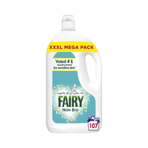 Pour Fairy Détergent à lessive liquide non bio écologique 107 lavages 3.531 L parfum floral de jasmin numéro 1 pour les peaux sensibles - Product Image 1