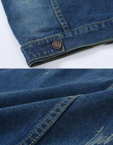 Chaleco Vaquero Sin Mangas para Hombre, Diseño Moderno y Personalizado, Nuevo Diseño de Chaleco Vaquero para Hombre - Product Image 3