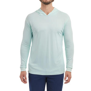 Ropa deportiva de manga larga Ropa de pesca Camisas con capucha 100% Poliéster Spandex Precio barato Ropa de pesca - Product Image 1