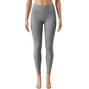 Four Way Stretch Fitness Yoga <b>Leggings</b> Polyester Spandex Blend High Waist Soft Fabric For Workout Running Gym Wear <b>Women</b> Pants - Product Image 6