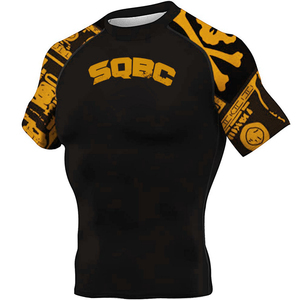 Rashguard/ Rashguard Mma Rash Guard manches longues vêtements de sport imprimés par sublimation numérique pour unisexe avec logo personnalisé - Product Image 1