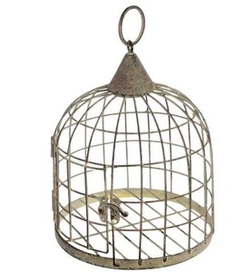 กรงนกโลหะหรูหราแบบแขวนทันสมัยกรงนกเหล็กทนทานสำหรับกลางแจ้งระเบียงสวนตกแต่งบ้านป้อน - Product Image 2