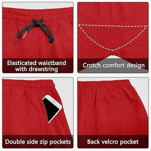 Customized Logo Sports Active Wear <b>Towel</b> Loop Drawstring <b>Shorts</b> With Pocket Nylon Fitness Workout Sports Running Men's <b>Shorts</b> - Product Image 2