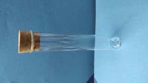 Tube en verre borosilicate cylindrique avec bouchon en liège, différentes tailles de 16x150 à 40x200, récipient de stockage de laboratoire - Product Image 2