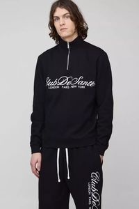 ชุดวอร์มแบบสวมหัวมีซิปปักลายปกติสำหรับผู้ชายชุดวอร์มใส่สบายระบายอากาศได้ดี - Product Image 3