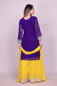 Vestido de verano bordado con cuello en V de estilo bonito bohemio, lavable, trabajo secuenciado, hasta la rodilla, tejido largo, estampado informal, patrón sólido - Product Image 6