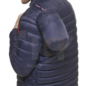 Chaquetas acolchadas de lana y poliéster de estilo personalizado, chaquetas acolchadas de manga larga para hombre, precio al por mayor - Product Image 6