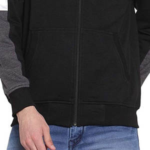 Sudaderas con cremallera de ropa de calle superventas para hombre, sudaderas con cremallera de tela suave de proveedor directo de fábrica para hombre - Product Image 6