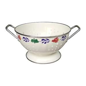 Reliable Manufacturer Stainless Steel Colander Suitable For Draining Boiled Pasta Fruits <b>Vegetables</b> Rice And Other Ingredients - Product Image 2