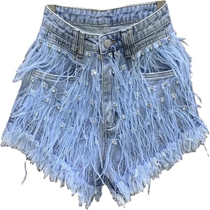 กางเกงยีนส์ขาสั้น-2025ของผู้หญิงกางเกงยีนส์ยาวถึงเข่ารัดรูประบายอากาศได้ดี - Product Image 4