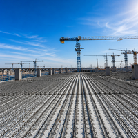 Plancher en treillis métallique robuste pour entrepôt, panneaux de plancher en métal composite renforcé