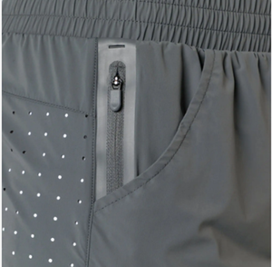 Pantalones cortos de gimnasio activo para hombre, con cordón elástico y logotipo de talla grande XXL, pantalones cortos de entrenamiento atlético estampados transpirables de verano de 5 pulgadas - Product Image 6