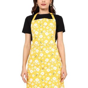 Mode personnalisé coton lin cuisine serveur tablier bavoir cuisine imprimé personnalisé broderie tablier - Product Image 2