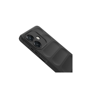 Coque de téléphone en silicone TPU à motif éthnique creux pour Oppo A3 A53 A03S, coque protectrice souple en noir - Product Image 5