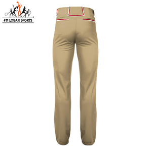 Silex — pantalon de Baseball athlétique pour hommes, service professionnel OEM, couleur rouge, par FM LOGAN SPORTS, nouvelle collection - Product Image 3