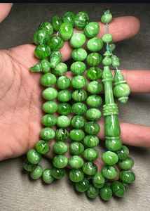 Top Quality Handmade Tasbih 108 <b>Beads</b> Turquoise Prayer Rosary Stone Muslim Rosary Tasbih Counter Jewelry India Exporter - Product Image 2