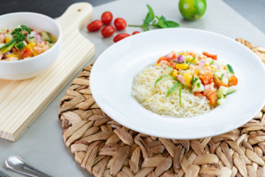 Nouilles de riz séchées instantanées Bifum, saveur légumes, 67 g, sans gluten, végétaliennes, Lamen, prêtes en 2 minutes, en vrac, nourriture saine - Product Image 4