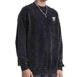 เสื้อสเวตเชิ้ตย้อมสีแบบแอซิดวอชสำหรับผู้ชาย ปี 2026 เนื้อผ้านุ่ม สวมใส่สบาย เหมาะสำหรับใส่ลำลอง ออกกำลังกาย และสไตล์ชุดประจำวัน - Product Image 5