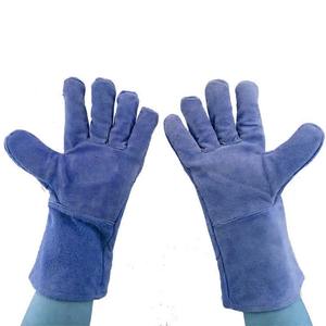 Gants de soudage de travail en cuir de vachette fendu à séchage rapide Gants de soudage en cuir en gros - Product Image 3