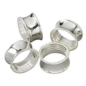 Vente en gros d'anneaux de serviette en alliage, porte-anneaux de serviette en cuivre pour les fêtes de mariage - Product Image 5