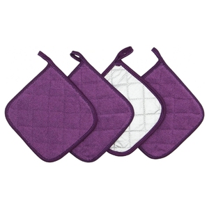 Ensemble de porte-casseroles de four minimaliste et résistant à la chaleur-Gants de cuisine isolés à haute température pour la cuisson et le micro-ondes - Product Image 2