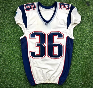 Vente en gros d'uniformes de football américain personnalisés de qualité supérieure, sublimation, respirant, antibactérien, séchage rapide, nouveau style - Product Image 5