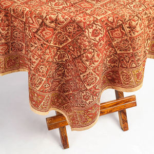 Mantel de lona a cuadros para mantel de mesa redondo y rectangular - Product Image 2