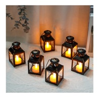 Lanterne à bougie en métal de style antique, de qualité supérieure, faite à la main, résistante à la chaleur, écologique, durable, décorative pour la maison