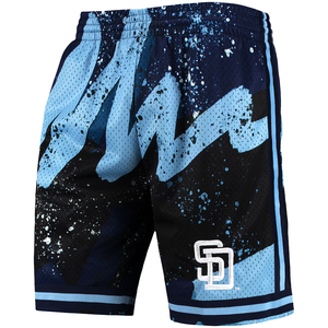 Pantalones cortos ecológicos personalizados para correr de verano para hombre, cintura media, bolsillo, guerreros para diseño de malla, cierre de cintura elástica, teñido liso - Product Image 2