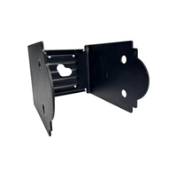Supports d'angle métalliques pour poteaux carrés de clôture, supports de base réglables pour poteaux en bois, connecteurs de construction en bois